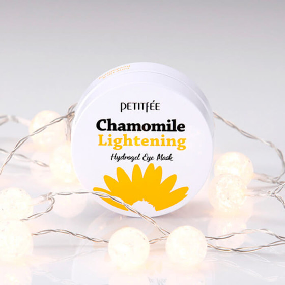 Petitfee & Koelf Chamomile Lightening Hydrogel Eye Patch - Гидрогелевые осветляющие патчи для глаз с экстрактом ромашки - 6