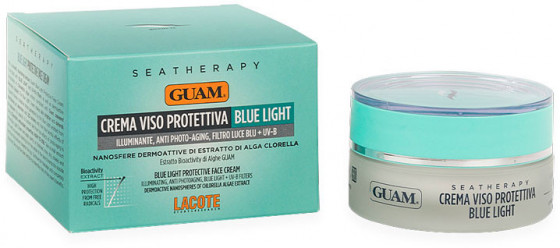 GUAM Seatherapy Crema Viso Protettiva Blue Light - Защитный крем для лица от избыточного синего света - 3