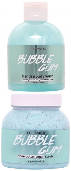 Hollyskin Shea Butter Sugar Scrub Bubble Gum - Сахарный скраб с маслом ши и перлитом - 2