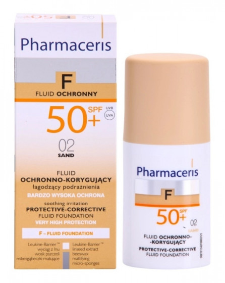 Pharmaceris F Protective-Corrective Fluid Foundation SPF50+ - Защитный корректирующий тональный крем - 2