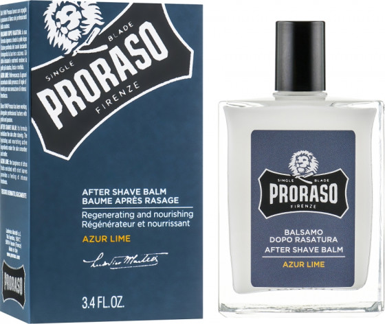 Proraso Azur Lime After Shave Balm - Бальзам после бритья