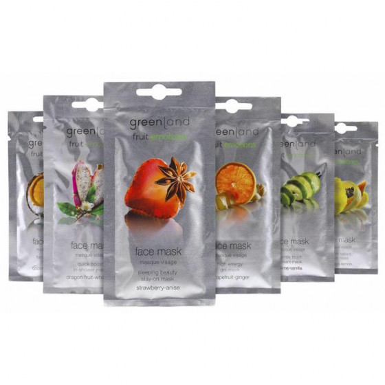 Greenland Fruit Emotions Face Mask Grapefruit-Ginger - Маска для лица увлажнающая и питательная Грейпфрут-Имбирь - 1