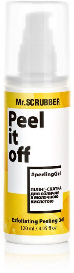 Mr.Scrubber Peel It Off Exfoliating Peeling Gel - Пилинг-скатка для лица