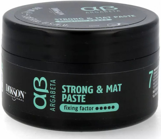 Dikson Argabeta 7 Strong & Mat Paste - Матовая паста для укладки волос экстрасильной фиксации