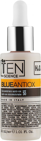 Ten Science Blue Antiox Concentrate SPF30 - Антиоксидантный концентрат для защиты барьера кожи SPF30 - 1