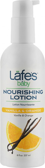 Lafe's Baby Nourishing Lotion Vanilla & Orange - Питательный детский лосьон "Ваниль и апельсин"