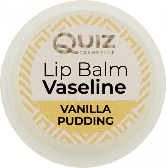 Quiz Cosmetics Vaseline Lip Therapy "Vanilla Pudding" - Бальзам для губ с вазелином "Ванильный пудинг"