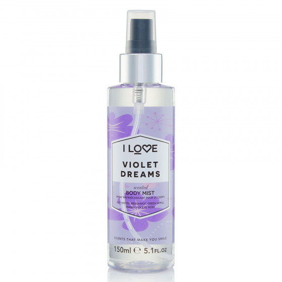 I Love Violet Dreams Body Mist - Освежающий спрей для тела "Фиалка"