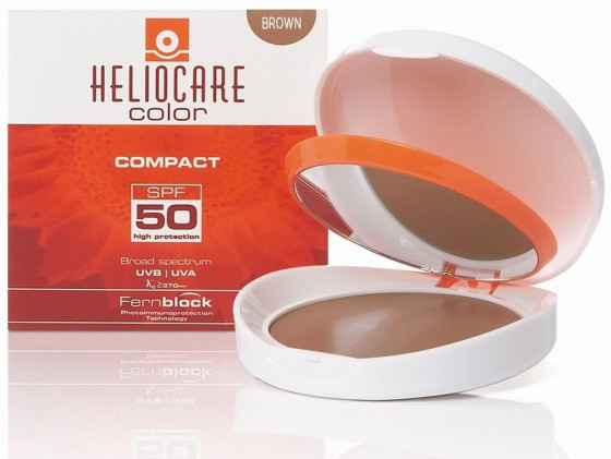 Cantabria Heliocare Color Mineral Compact SPF50 Sunscreen - Солнцезащитная компактная пудра - 2