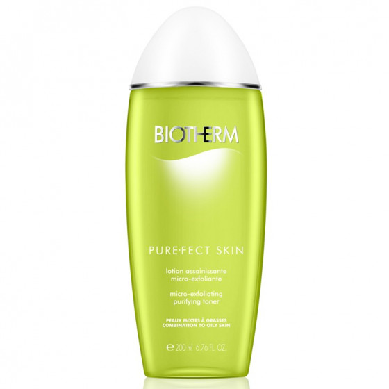 Biotherm Pure-Fect Skin Lotion Assainissante Micro-Exfoliante - Лосьон для лица очищающий для комбинированной и жирной кожи