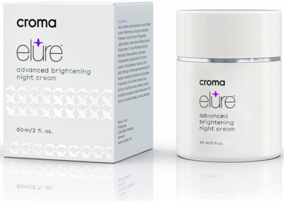 Croma Elure Advanced Brightening Night Cream - Ночной крем для лица - 1