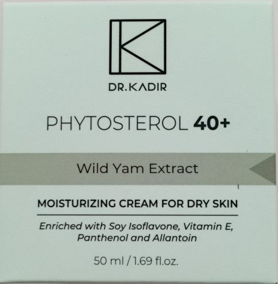 Dr. Kadir Phytosterol 40+ Moisturizing Cream - Увлажняющий крем для сухой кожи - 1