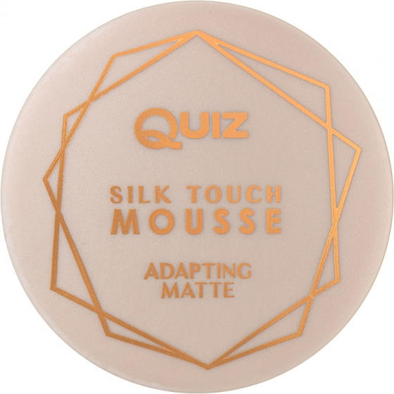 Quiz Cosmetics Silk Touch Mousse Adapting Matte - Тональный мусс "Шелковое прикосновение"