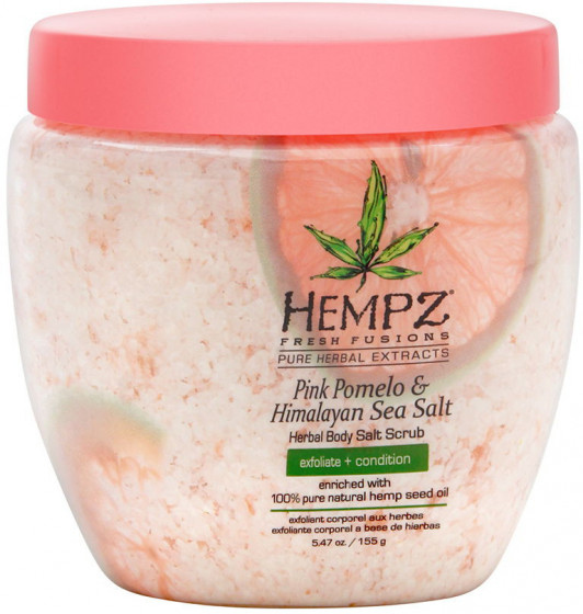 Hempz Pink Pomelo & Himalayan Sea Salt Herbal Body Salt Scrub - Скраб для тела "Помело и Гималайская соль"