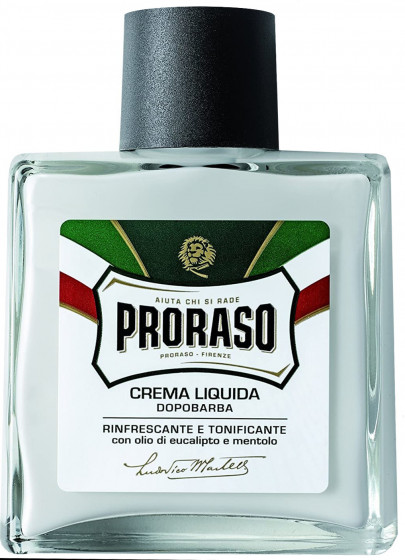 Proraso Green Line After Shave Refreshing Liquid - Освежающий и тонизирующий бальзам после бритья