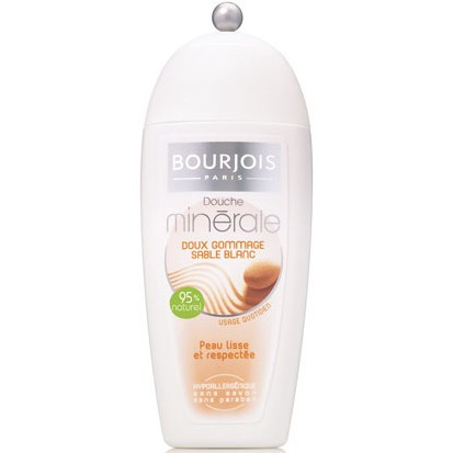 Bourjois Douche Minerale Doux Gommage Sable Blanc - Минеральный гель для душа Белый песок