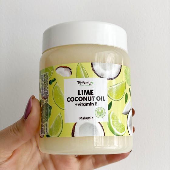 Top Beauty Lime Coconut Oil - Масло кокосовое рафинированное (лайм)