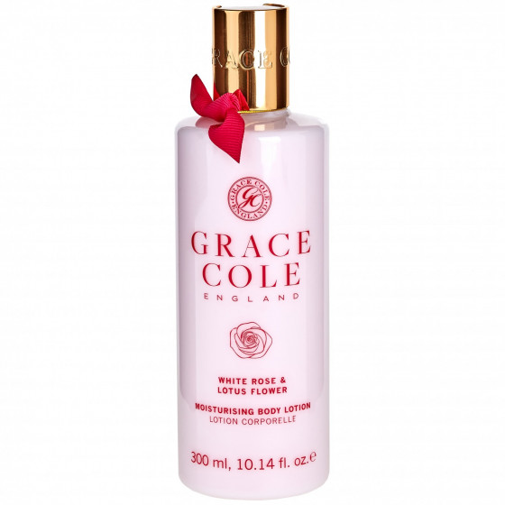 Grace Cole White Rose&Lotus Flower Body Lotion - Лосьон для тела "Роза и цветы лотоса"