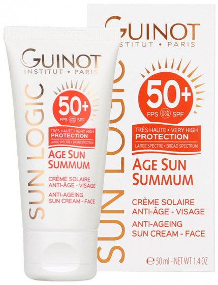 Guinot Age Sun Summum Anti-Ageing Sun Cream SPF50+ - Антивозрастной крем от солнца для лица - 1