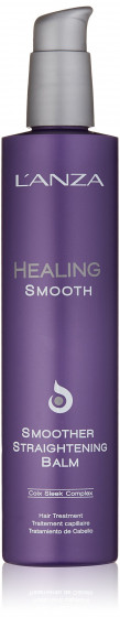 L'anza Healing Smooth Smoother Straightening Balm - Разглаживающий термозащитный бальзам для волос