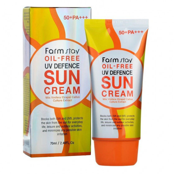 FarmStay Oil-Free UV Defence Sun Cream SPF50+ PA+++ - Солнцезащитный обезжиренный крем - 2