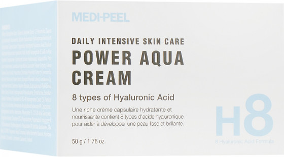 Medi Peel Power Aqua Cream - Увлажняющий крем для лица с пептидными капсулами - 1