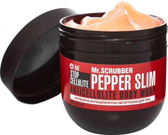 Mr.Scrubber Stop Cellulite Pepper Slim Anticellulite Body Wrap - Согревающее антицеллюлитное обертывание для тела