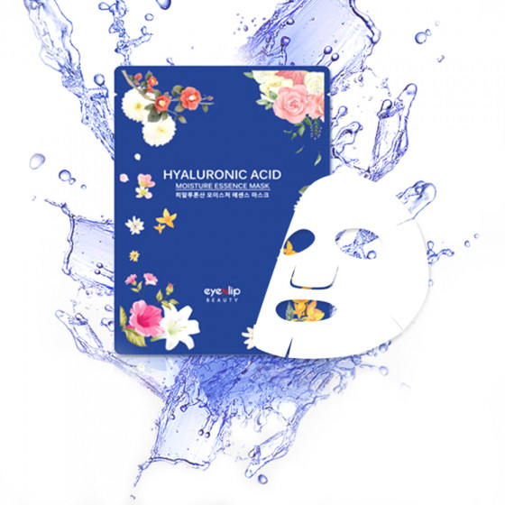 Eyenlip Hyaluronic Acid Moisture Essence Mask - Тканевая маска для лица с гиалуроновой кислотой - 1