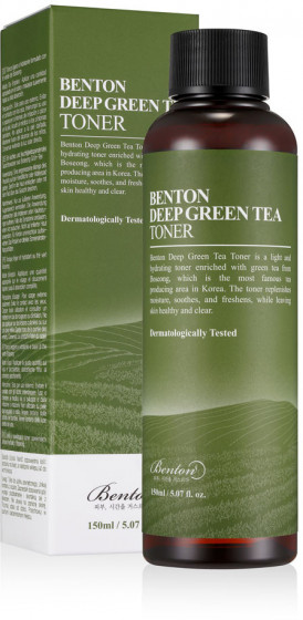 Benton Deep Green Tea Toner - Тонер с зеленым чаем - 1