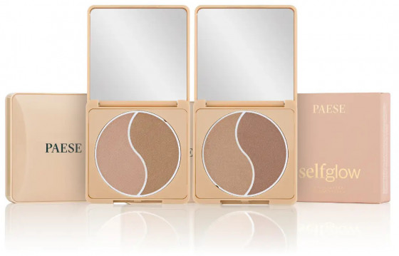 Paese Selfglow Bronzing Pallet - Компактная бронзер-палитра 2 в 1 - 4