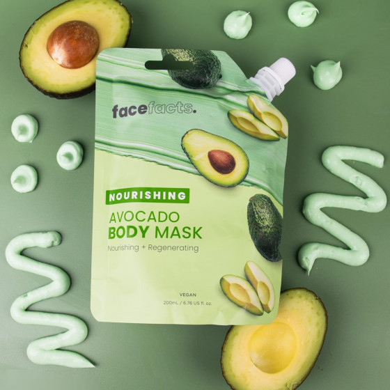 Face Facts Nourishing Avocado Body Mask - Питательная маска для тела "Авокадо" - 1