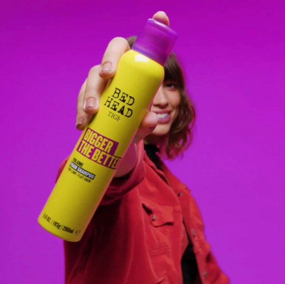 Tigi Bed Head Bigger The Better Volume Foam Shampoo - Шампунь-пена для объема волос - 1