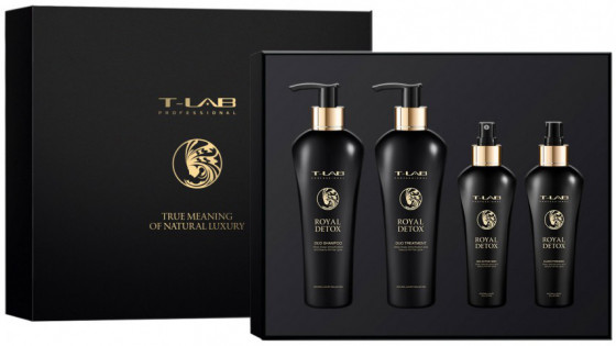 T-LAB Professional Royal Detox Ritual Set - Подарочный набор