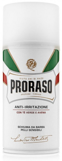 Proraso White Line Anti-Irritation Shaving Foam - Пена для бритья для чувствительной кожи