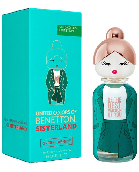 United Colors of Benetton Sisterland Green Jasmine - Туалетная вода - 1