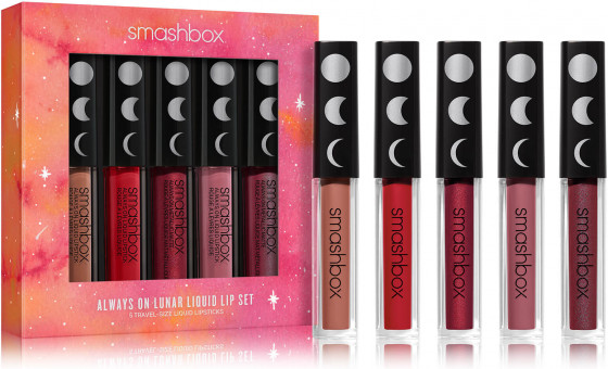 Smashbox Cosmic Celebration Always On Lunar Liquid Lip Set - Косметический набор для губ - 1