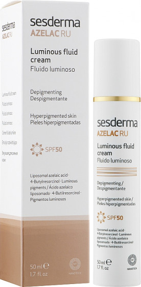 Sesderma Azelac Ru Luminous Fluid SPF50 - Флюид для сияния кожи