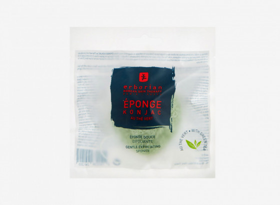 Erborian Green Tea Konjac Sponge - Спонж конняку с зеленым чаем - 5
