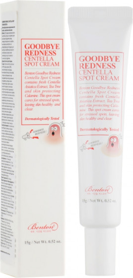 Benton Goodbye Redness Centella Spot Cream - Крем для точечного применения с центеллой азиатской