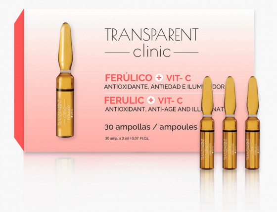 Transparent Clinic Ferulic + Vit C - Концентрат антивозрастной с феруловой кислотой и ДМАЕ