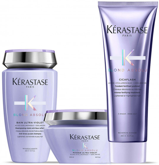 Kerastase Blond Absolu Masque Ultra Violet - Фиолетовая маска для волос - 4