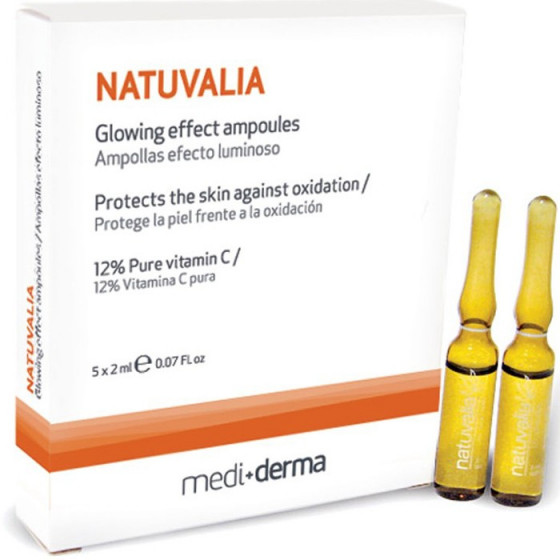 Sesderma Natuvalia Glowing Effect - Ампулы Внутреннее свечение