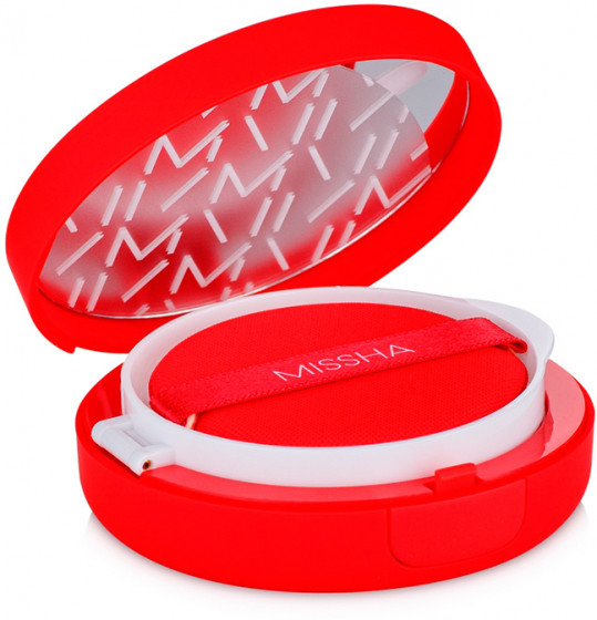 Missha Velvet Finish Cushion SPF 50+/PA+++ - Тональный кушон для лица с матовым финишем - 2
