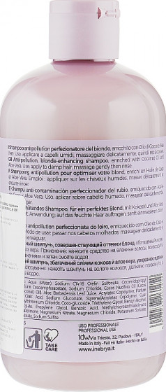 Inebrya Blondesse Blonde Miracle Shampoo - Хелатирующий шампунь для волос цвета блонд - 1