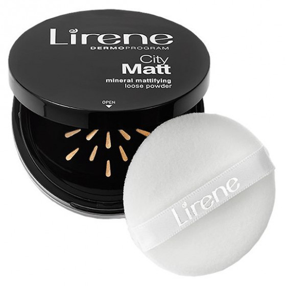 Lirene City Matt Mineral Mattifying Loose Powder - Матирующая рассыпчатая минеральная пудра