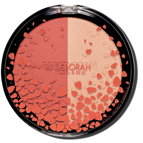 Deborah Duo Blush&Highlighter - Румяна и корректор 2-в-1 - 1