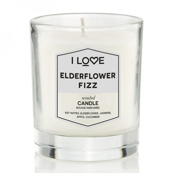 I Love Elderflower Fizz Scented Candle - Ароматическая свеча "Коктейль из бузины"