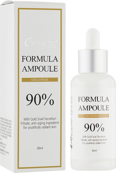 Esthetic House Formula Ampoule Gold Snail 90% - Омолаживающая сыворотка для лица