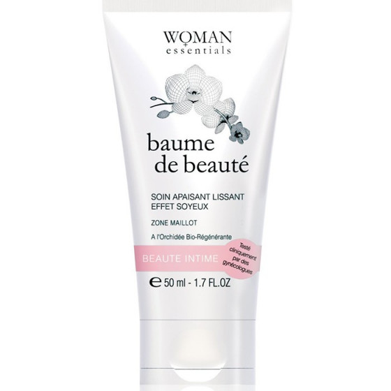 Woman Essentials Baume De Beaute Soin Apaisant Lissant Effet Soyeux - Бальзам разглаживающий ухаживающий успокаивающий постэпиляционный для зоны бикини