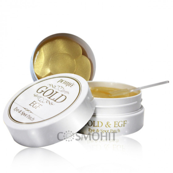 Petitfee & Koelf Gold&EGF Eye&Spot Patch - Гидрогелевые патчи для глаз с золотом и EGF